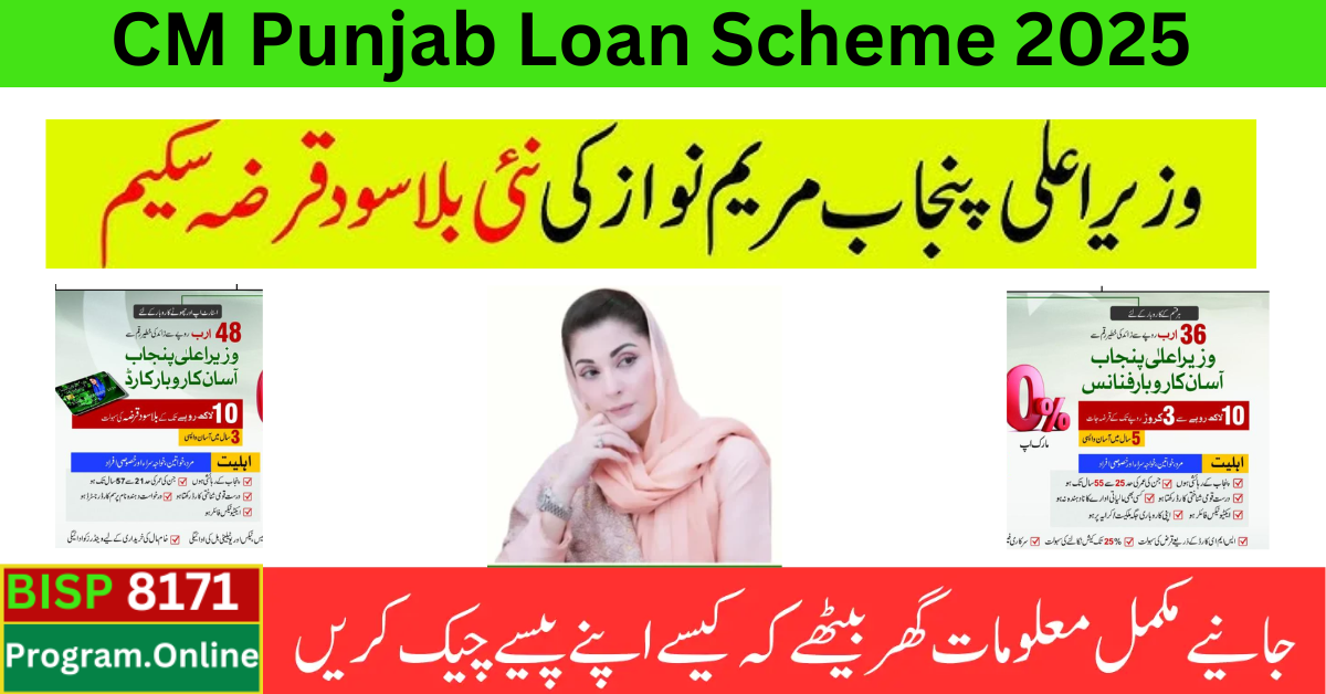 CM Punjab Loan Scheme 2025